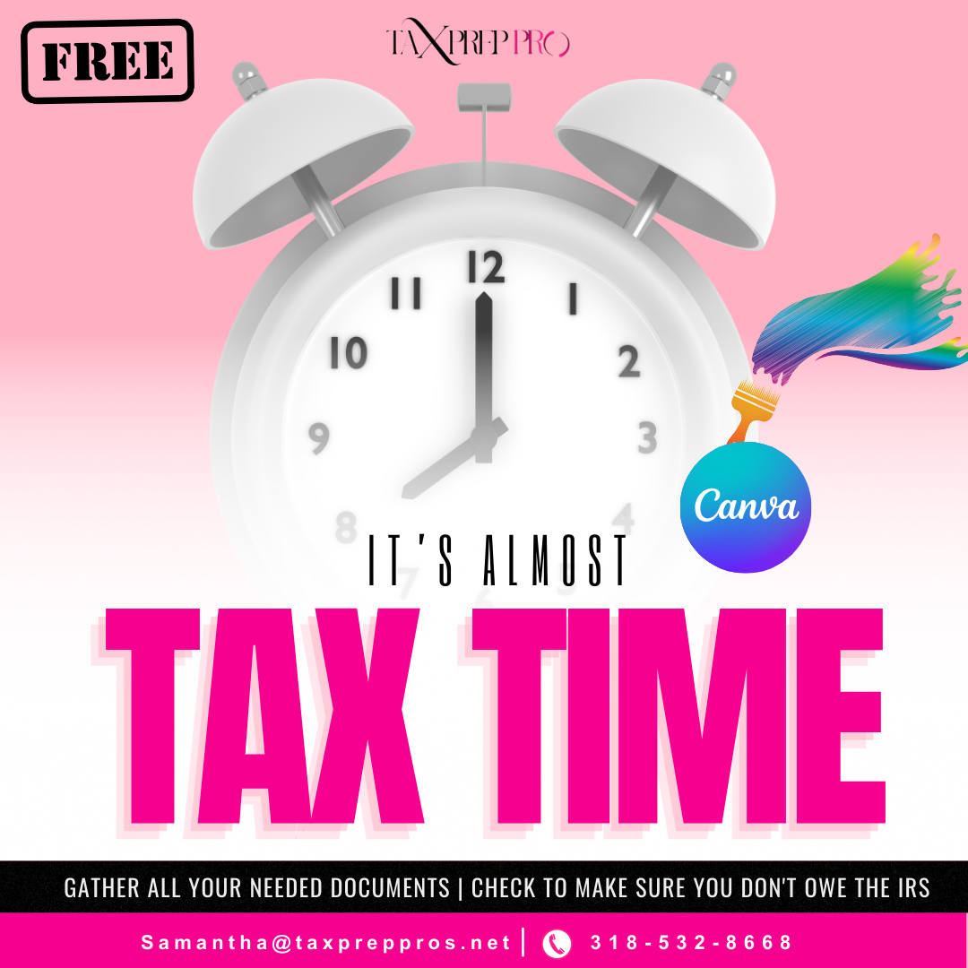 Tax Time Flyer Template