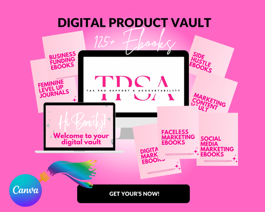 100+ Digital Product Vault Template