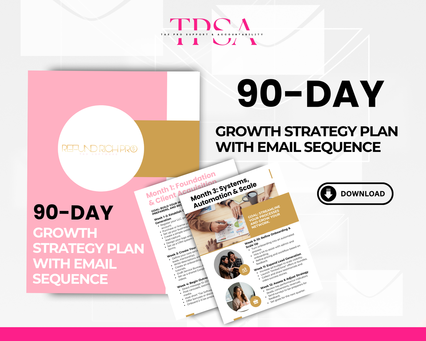 90-Day Growth Strategy Plan with Email Sequence