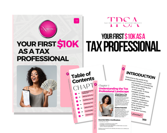 Your First $10k  as a Tax Professional